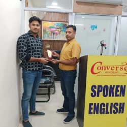 Award won by Satyam @Converse Academy